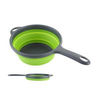 Louche à eau pliante - 1400 ml - Pelle à long manche - Pelle pliable multifonction 35 cm - Louche de bain et cuisine pour verser, rincer, laver, douche, camping-car, camping,