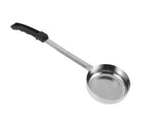 Louche à Portion Noire 177ml en Acier Inoxydable pour Service | Mesure Intégrée 6 Oz, Surface Lisse pour Nettoyage Rapide, Usage en Restaurant et Repas de Fête