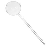 Louche à Punch en Verre Transparent, Spoutée, Poignée Ergonomique | Verre Renforcé, Surface Lisse sans Joint, pour Boissons et Soupes, Crochet Suspendre, Lavable au Lave-vaisselle