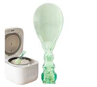 Louche à riz | Louche transparente en forme de lapin - Cuillère de cuisine plate multifonctionnelle pour mélanger, cuire, remuer, portionner, servir pour salade, soupe et buffet