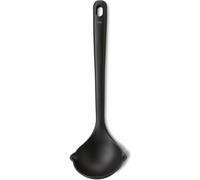 Louche à soupe, 33,5 cm, plastique recyclé, noir - Kela | Apart
