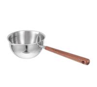 Louche à Soupe Bec Verseur, en Acier Inoxydable, Long Manche | Deux Embouts Inclinés, Poignée Résistante à Chaleur, Service Propre, pour Sauces et Grands Pots