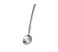 Louche à Soupe en Acier Inoxydable avec Manche Allongé, Cuillère à pour sauce Profonde pour Restaurant, Ustensile de Cuisine, pour idéal pour Ragoûts et Bouillons, Taille Standard(B)