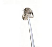 Louche d'échantillonnage d'eau avec tasse de 500 ml/1 000 ml, échantillonneur de liquide pour tests environnementaux, outil de collecte d'échantillons, 2,1 à 20 pieds(S500ML,117-400cm/3.8-13.1ft)