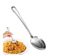 Louche écumoire en acier - Grande pelle à fente antiadhésive, spatule d'égouttage robuste | Cuillère de filtrage de qualité professionnelle pour ragoût et raviolis - Passe au lave-vaisselle