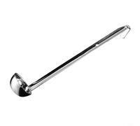 Louche en acier inoxydable à long manche pour la cuisson des soupes et des sauces parfaite pour la maison pour les cuisines et les restaurants (D)