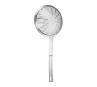 Louche en acier inoxydable pour bouillon de légumes, poignée ergonomique, écumoire, cuillère fendue, outil de cuisson