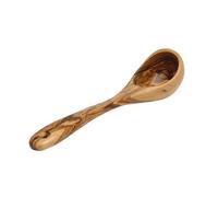 Louche en bois d'olivier - Environ 25 cm - Avec beau grain - Pièce unique en bois d'olivier