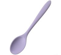 Louche en silicone résistante à la chaleur jusqu'à 230 °C - Louche à soupe ergonomique pour poêles antiadhésives - 20,2 cm (violet)