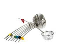 Louche fondue D6 inox-blister 4