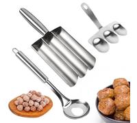 Louche formateur de boulettes de viande, portionneur et scoop pour viande - Formateur de boulettes de viande pour la cuisine - pour poisson et crevettes dans la cuisine domestique et professionnelle