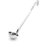 Louche Inox - 1 Pièce - Acier Inoxydable - Manche Ergonomique - Cuisine Professionnelle - Diamètre 8 cm MICRODERMABRASION
