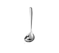 Louche Inox Lot de 3 cuillères épaisses en acier inoxydable, créatives, à long manche, for hôtel, for marmite, louche soupe, cuillère coréenne, outils cuisine for la maison pour la soupe(S)