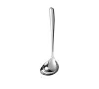 Louche Inox Lot de 3 cuillères épaisses en acier inoxydable, créatives, à long manche, for hôtel, for marmite, louche soupe, cuillère coréenne, outils cuisine for la maison pour la soupe(L)