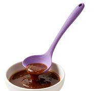 Louche longue en silicone de qualité alimentaire pour servir