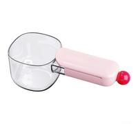 Louche Mesureuse Multifonction avec Fermeture pour Riz Farine(Blossom Pink)