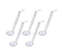 Louche miniature multifonctionnelle pour punchs, bols, traiteur, événements, séparateurs d'huile et vinaigrettes, ustensiles de salade, louche transparente