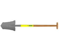 Leborgne, Louchet transplantation Duopro, Outil de jardinage 33 cm avec manche béquille en bois certifié PEFC 100%, Idéal pour le jardinage, la plantation et le rempotage