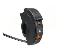 LOUCNAY Chargeur de Téléphone pour Moto pour Yamaha X Max Roller Xmax 125-250, Double Port USB-A et Type-C, Prise USB pour Moto avec Couvercle de Protection