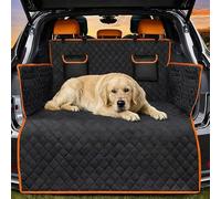 LOUCNAY Protection Coffre Voiture Chien pour Mitsubishi Eclipse Cross 2018-2025, Imperméable Antidérapante Housse de Coffre pour Chien, Tapis de Siège Cargo avec Côtés et Poches,B