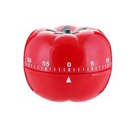 Loud Alarm Cooking Reminder Tomato Shape | 60 Minute Wind Up Timer | Manual Countdown Timer - for Cooking, Baking, Grilling, Study, Work, Home, Office, School, Classroom