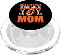 Loud and Proud American Football Mom PopSockets PopGrip pour MagSafe