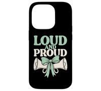 Loud and Proud Cheerleader Spirit Competition Pom-Pom Girl Coque pour iPhone 14 Pro