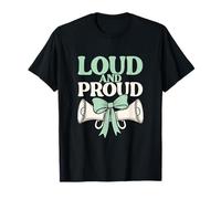 Loud and Proud Cheerleader Spirit Competition Pom-Pom Girl T-Shirt