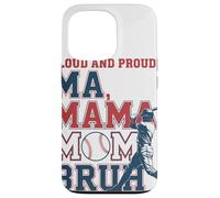 Loud and Proud Ma Mama Mom Bruh Cadeau Maman Baseball Fan Coque pour iPhone 13 Pro