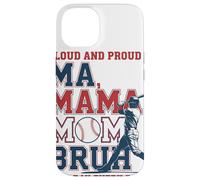 Loud and Proud Ma Mama Mom Bruh Cadeau Maman Baseball Fan Coque pour iPhone 14