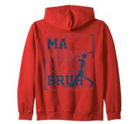 Loud and Proud Ma Mama Mom Bruh Cadeau Maman Baseball Fan Sweat à Capuche