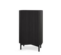 Northern Armoire Loud tall 143 cm Black painted oak