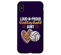 Loud-N-Proud Volleyball Aunt Fête d'anniversaire Famille Coque pour iPhone XS Max
