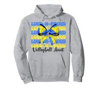 Loud-n-Proud Volleyball Aunt Funny Volleyball Auntie Rose Sweat à Capuche
