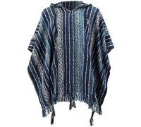 Loud ponchos Poncho à capuche style hippie mexicain, coton Gheri - Multicolore - Taille Unique