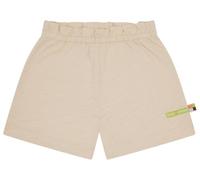 loud + proud Bermuda uni pour fille, en coton bio, certifié GOTS, vanille, 86-92
