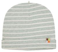 loud + proud Streifen mit Leinen und Bio Baumwolle, Gots Zertifiziert Bonnet, Bambou, 55-57 Mixte Enfant