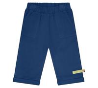 loud + proud Cord, Gots Zertifiziert Velours côtelés, Bleu Outremer, 110-116 Mixte Enfant