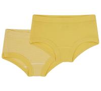 Loud + Proud Doppelpack, Feinripp aus Bio Baumwolle und Gots Zertifiziert Culotte, Or, 98-104 Fille