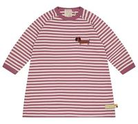 loud + proud Interlock Ringel, Gots Zertifiziert Robe décontractée, Raisin, 86-92 Fille