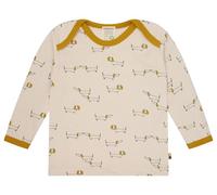 loud + proud Langarm mit Druck, Gots Zertifiziert T-Shirt Manches Longues, Curry, 122-128 Mixte Enfant