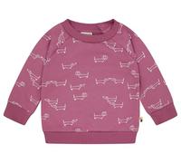 loud + proud Mit Alloverdruck, Gots Zertifiziert Maillot de survêtement, Raisin, 110-116 Fille