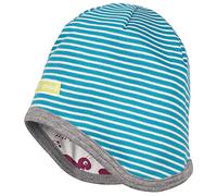 loud + proud Mixte bébé Wendemütze Aus Bio Baumwolle, Gots Zertifiziert Bonnet Not Applicable, Bleu (Petrol PE), 43/45 (Taille Fabricant: 86/92)