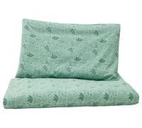 loud + proud Parure de lit pour Enfant en Jersey de Coton Bio 100 x 135 cm, taie d'oreiller 40 x 60 cm, certifié GOTS