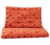 loud + proud Parure de lit pour Enfant en Jersey de Coton Bio 100 x 135 cm, taie d'oreiller 40 x 60 cm, certifié GOTS
