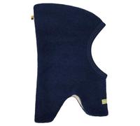 loud + proud Schlupf, Wollfleece, Gots Zertifiziert Passe-Montagne, Bleu Outremer, 39-42 Mixte Enfant