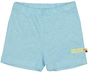 Loud + Proud Short uni mit Leinen, GOTS Zertifiziert, Lagoon, 74/80 Mixte bébé