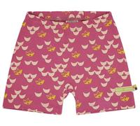 loud + proud Short unisexe pour enfant, en coton bio, certifié GOTS, rot, 110-116