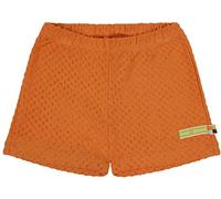 loud + proud Short Unisexe pour Enfant en Tissu éponge avec Pois, certifié GOTS, Carrot, 86-92