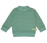 loud + proud Sweatshirt jacquard uni pour enfant, en coton bio, certifié GOTS, bambou, 62-68